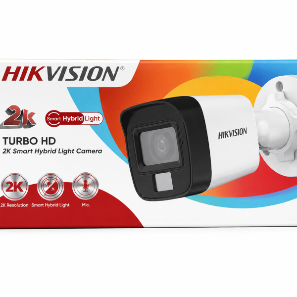 Hikvision DS-2CE16G0T-LPFS 2K (3MP) Smart Hybrid Light Audio Bullet Camera
